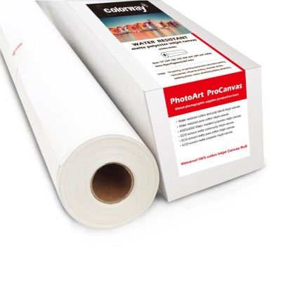 High quality and performance Inkjet Polyester Canvas Roll  24" -60" Wide Roll ,18m/30m length