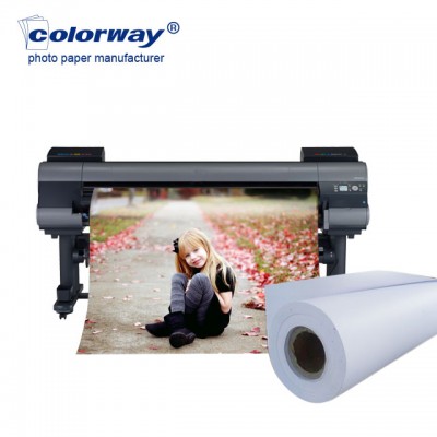 High Glossy Waterproof Photo Paper in Roll 180/210/230/260gsm Roll Photo Paper 17",24", 36", 42", 50"*30M