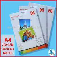 220gsm/m2 - A4 matte photo paper